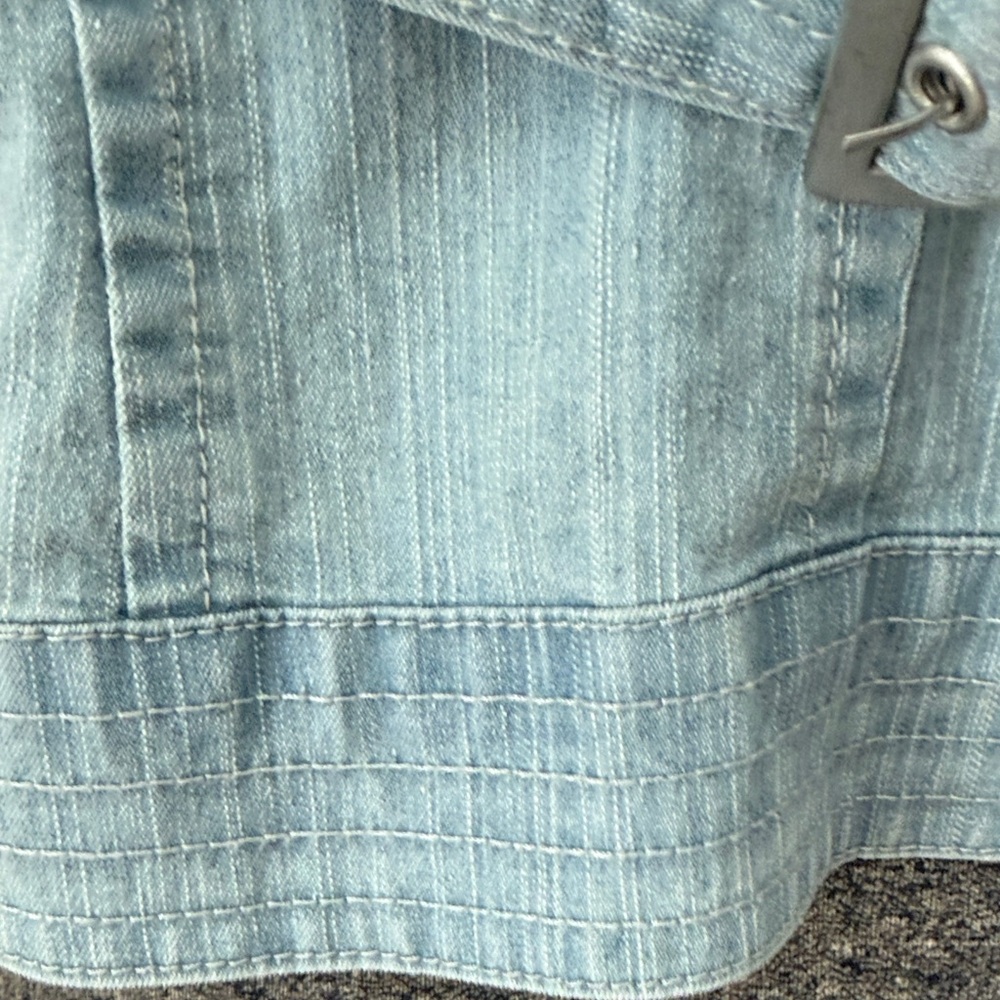 Ruby Rd. Vintage Women’s Light Blue Jean Jacket W… - image 8